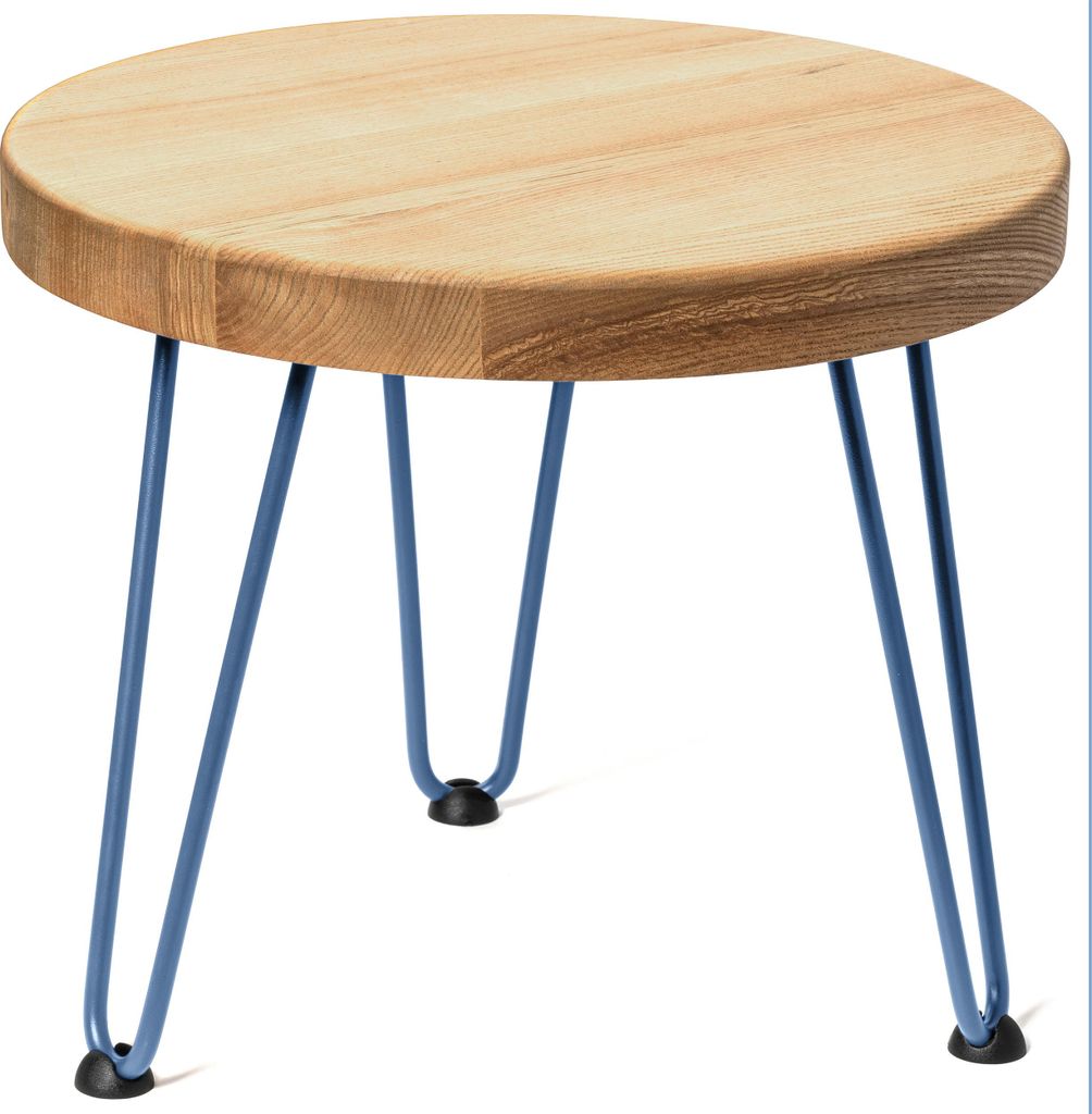 LAMO Manufaktur Couchtisch rund aus Holz 40 cm | Beistelltisch couch | Nachttisch Holz, Wohnzimmertisch klein, Kaffeetisch | Stärke: 40 mm, Farbe:...