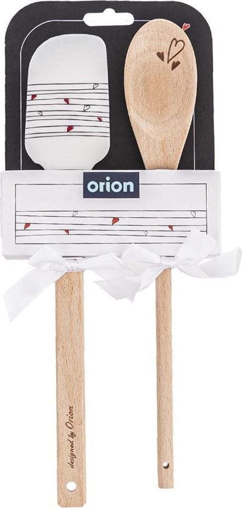 Orion Geschenk Kelle mit einem Holzlöffel HERZ