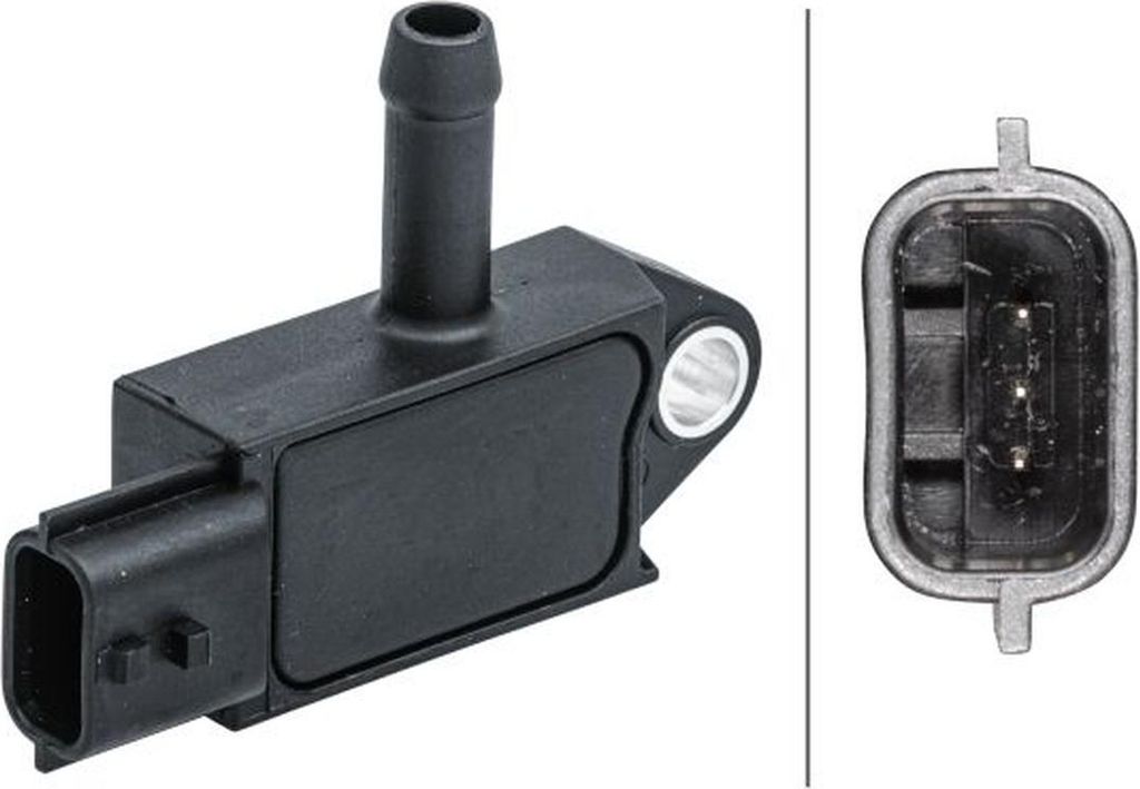 Sensor Abgasdruck geschraubt 3-polig HELLA für u.a. OPEL MOVANO