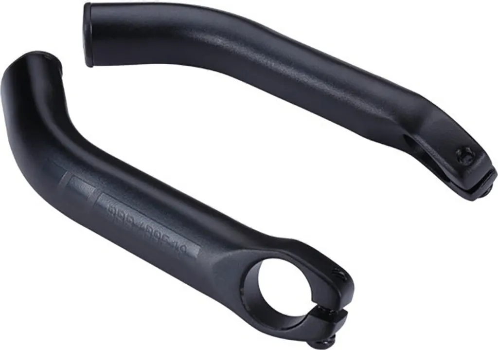 Bar-ends BBB Lightcurved ergonomiques 22,2 mm en noir pour VTT et VTC