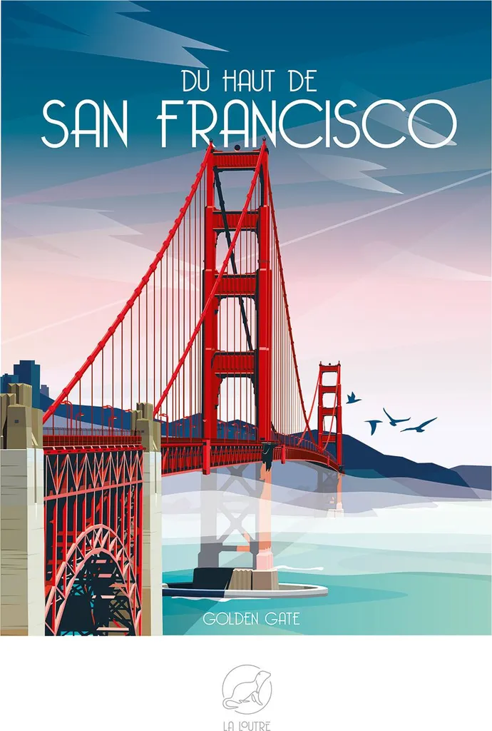 Puzzle San Francisco 1000 tuiles anti-stress Golden Gate La Loutre Mo