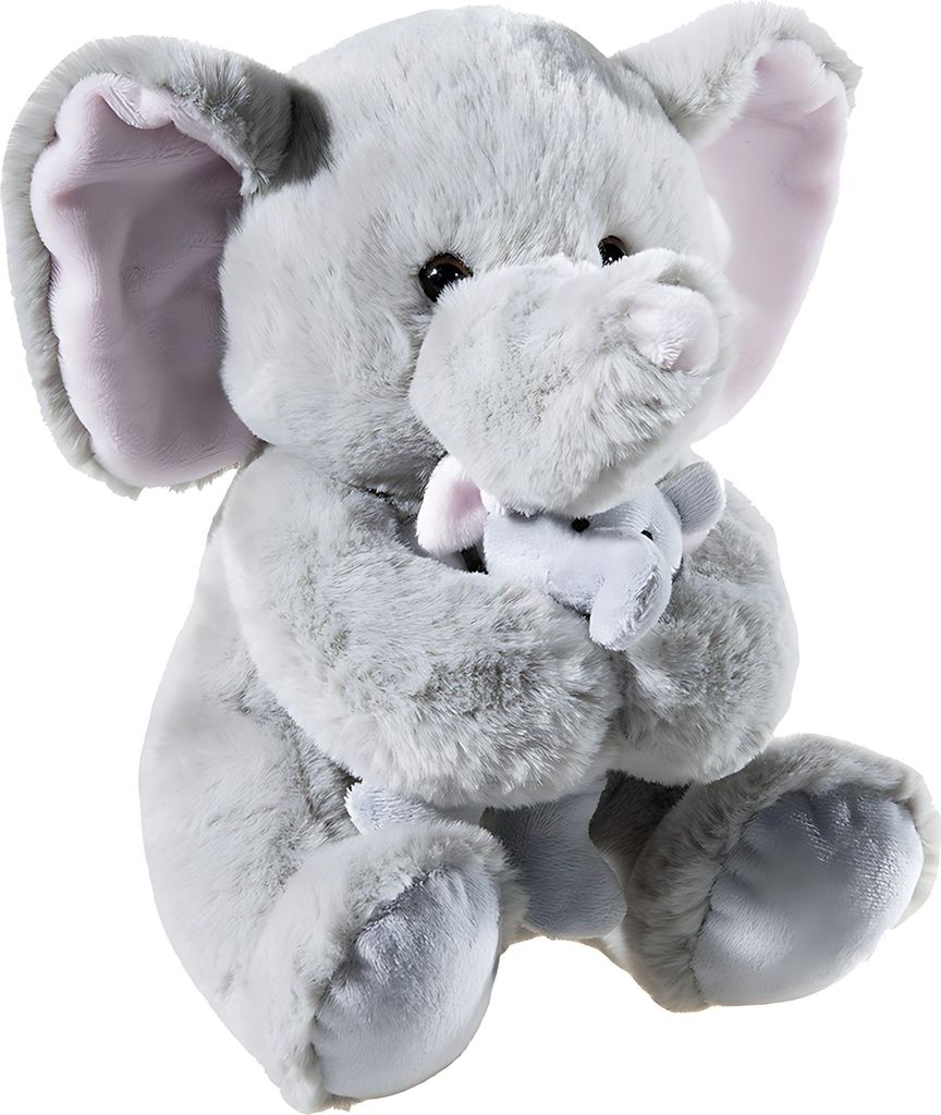 Heunec ELEFANT mit Baby Größe 25 cm Produktbild 