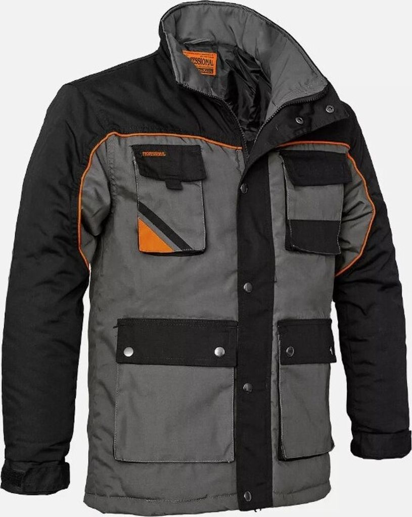 Arbeitsjacke Winterjacke Jacke Herren gefüttert Schneejacke Short(WIN-PROF-J-LO) Gr. 46