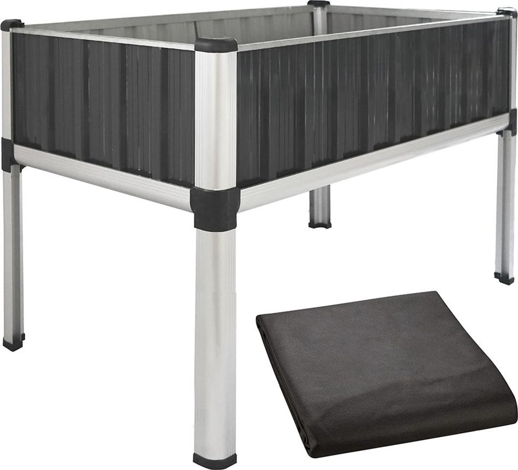 TTL GARDEN Alu Hochbeet Superior 112x60x80cm Produktbild 