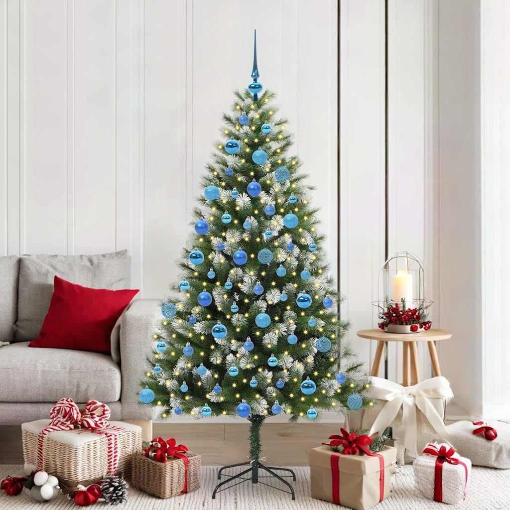 "Schlussverkauf" Künstlicher schwenkbarer Weihnachtsbaum(1 pc) - Kunstbaum/Tannenbaum - mit flockigem Schnee C7413