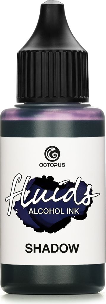Octopus Fluids Alkohol-Tinte SHADOW, Alkohol-Tinte für Alcohol Ink Art
