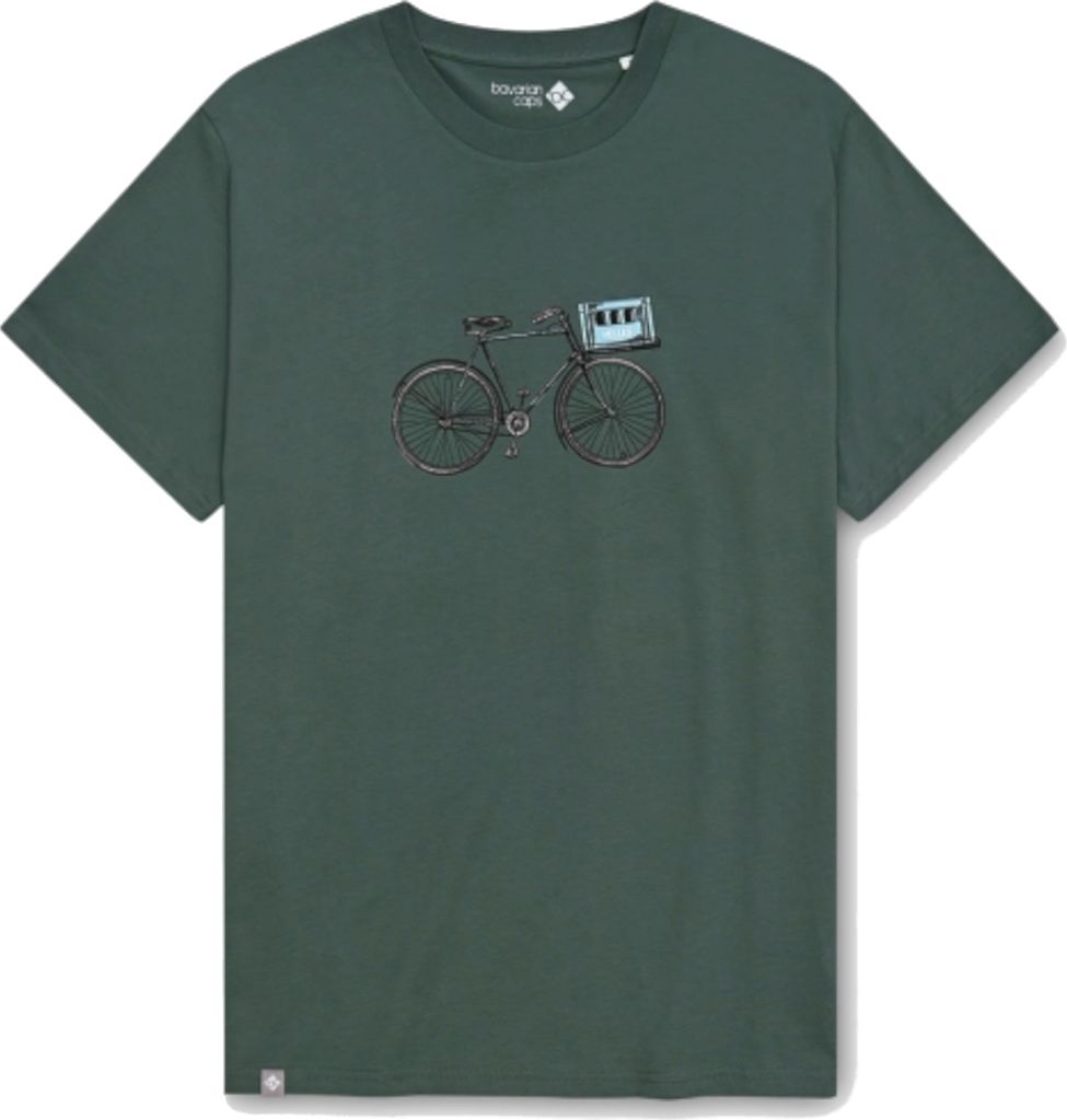 Bavarian Caps T-Shirt "Expresslieferdienst" - dunkelgrün S