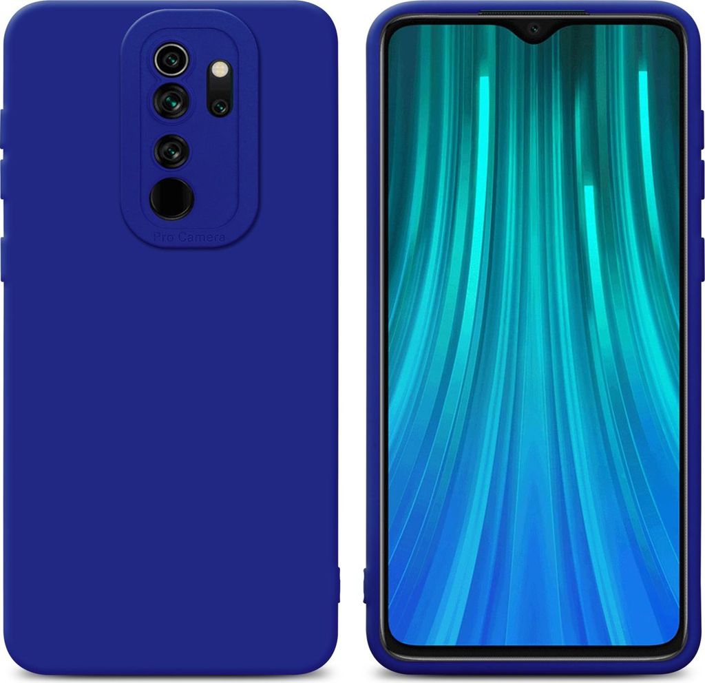 Cadorabo Hülle für Xiaomi RedMi NOTE 8 PRO Schutz Hülle in Blau TPU Silikon Etui Case Handyhülle