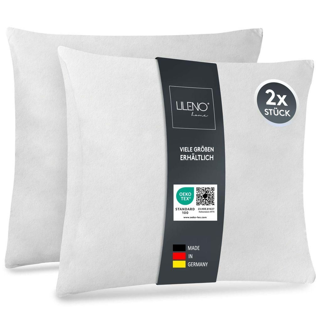 LILENO HOME 2er Set Kissenfüllung 40x40 cm - 40°C Produktbild 