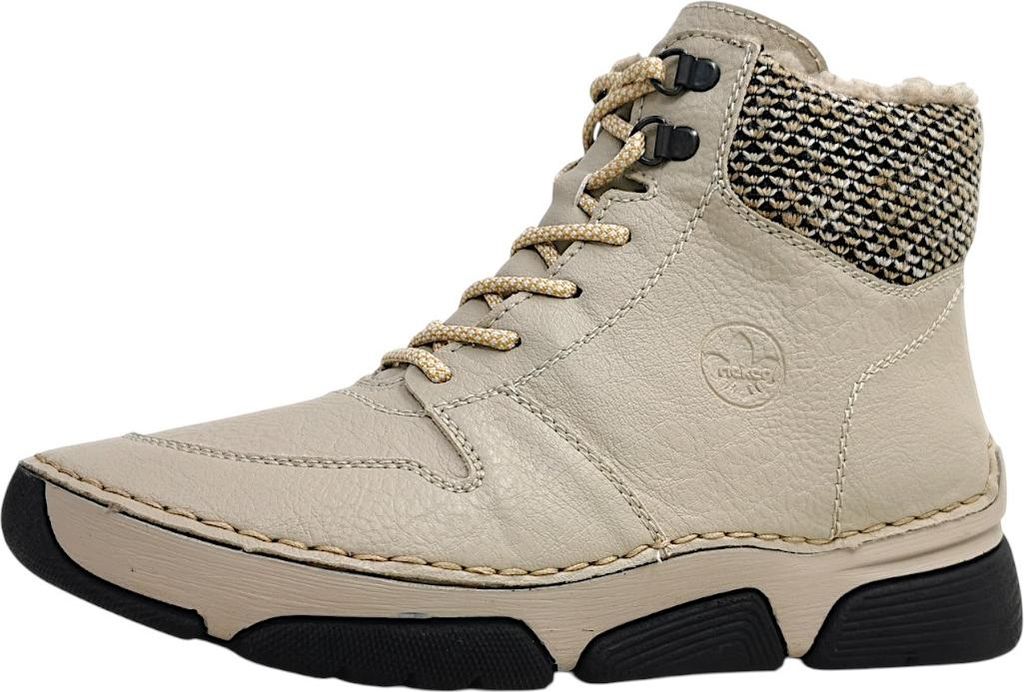 Rieker  Damenschuhe Schnürstiefel Beige Freizeit Productafbeelding 