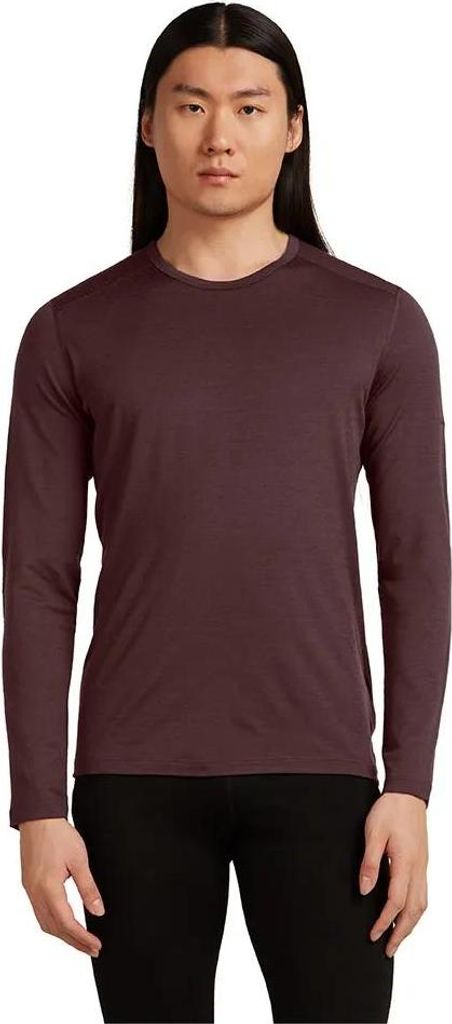Icebreaker Merino 200 Oasis Crewe Langarm-baselayer Lila L Herren Lila L