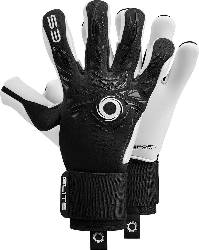 Elite Sport Neo Revolution X Torwarthandschuhe - Schwarz / Weiß | Größe: 10