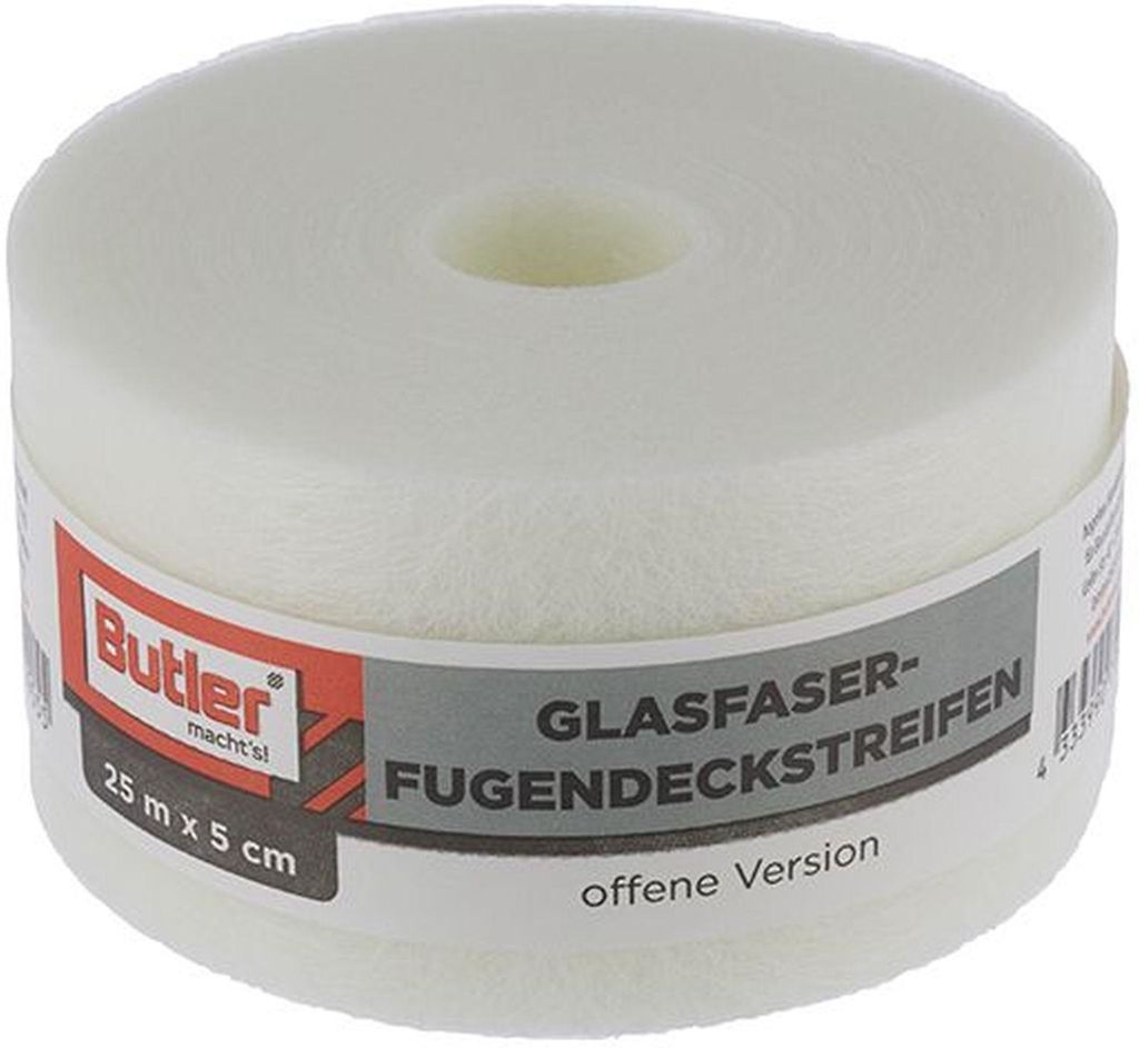 1 x 25 m Fugendeckstreifen aus Glasfaservlies Produktbild 
