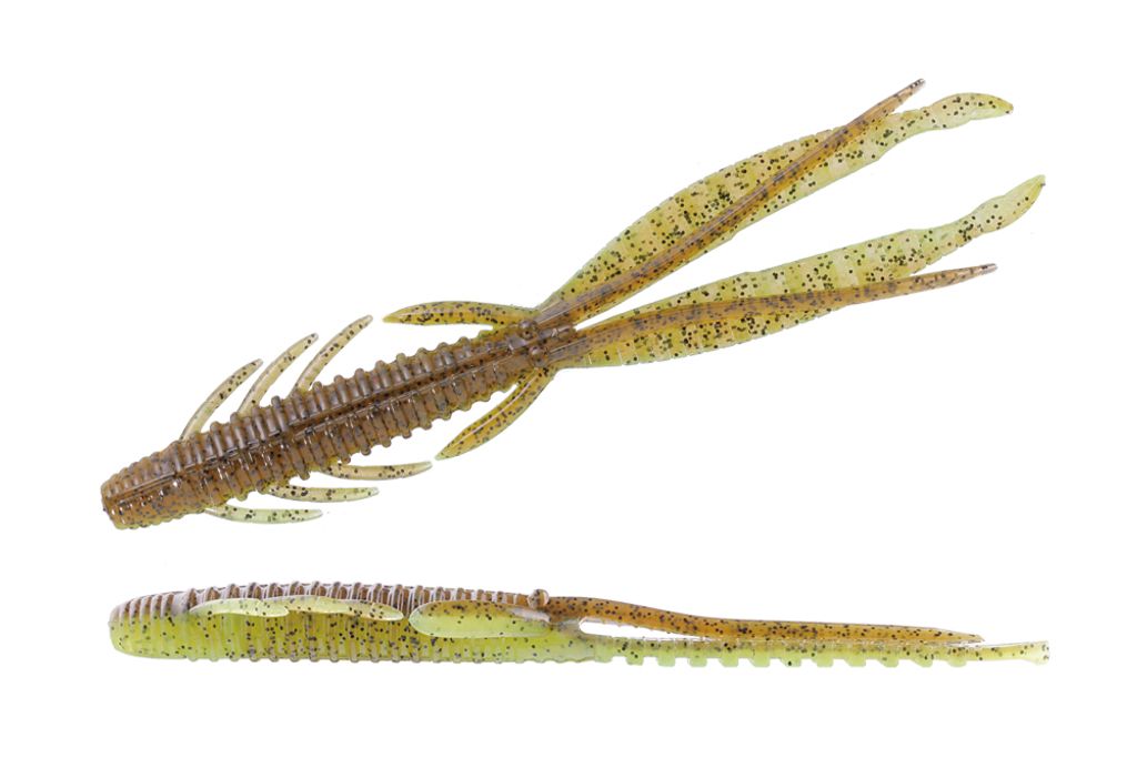 OSP DoLive Shrimp 4" Green Pumpkin Chartreuse (TW107)