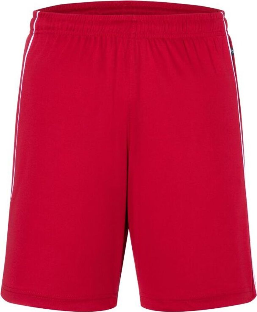 Funktionelle Teamshorts ohne Innenslip red/white, Gr. XL