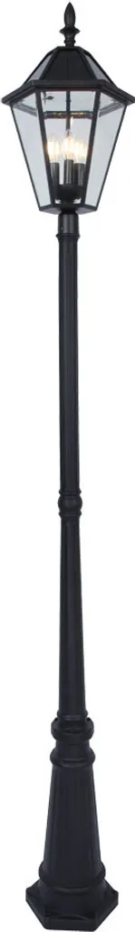 Lanterne solaire LONDON Lutec 6951301189 marron pour jardin extérieur