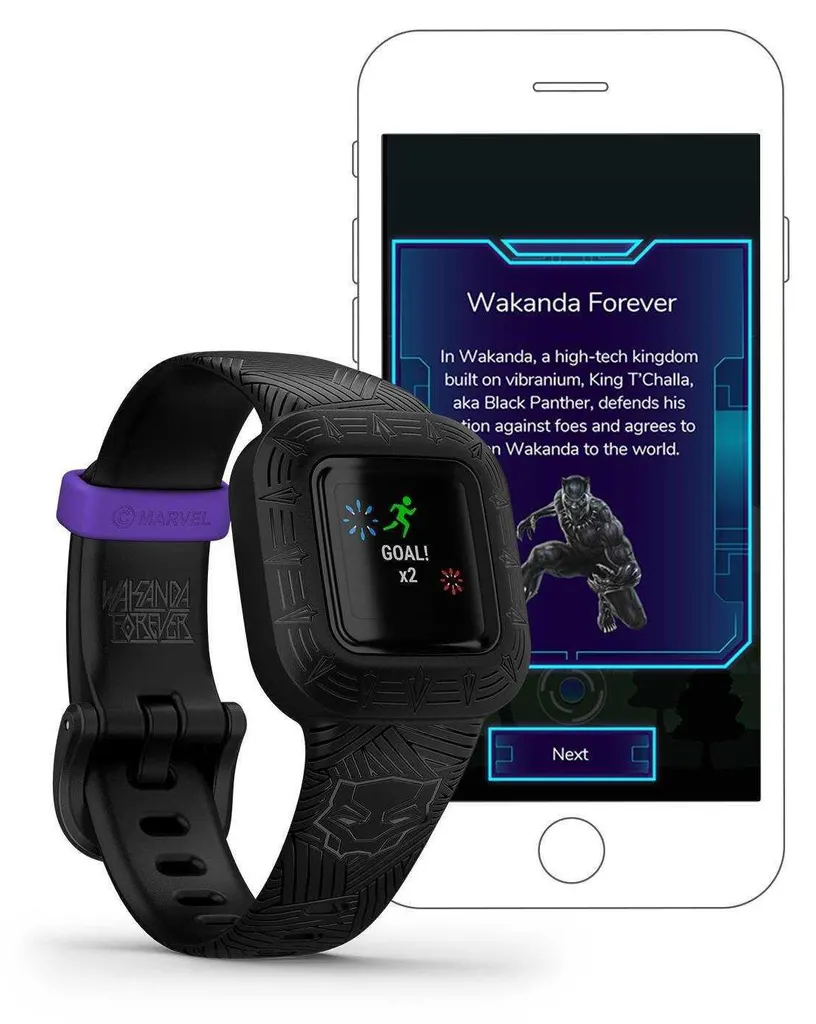Garmin vívofit jr. 3 Pantera Nera | Tracker Bambini Marvel Offerta - 5