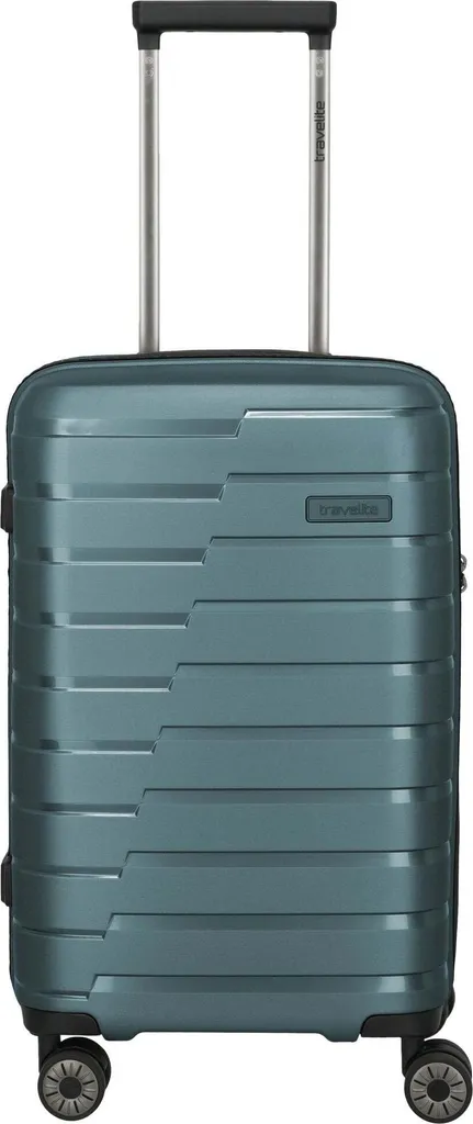 Valise Cabine 4 Roues Trolley S 55 cm Air Base Slim Rigide Anthracite