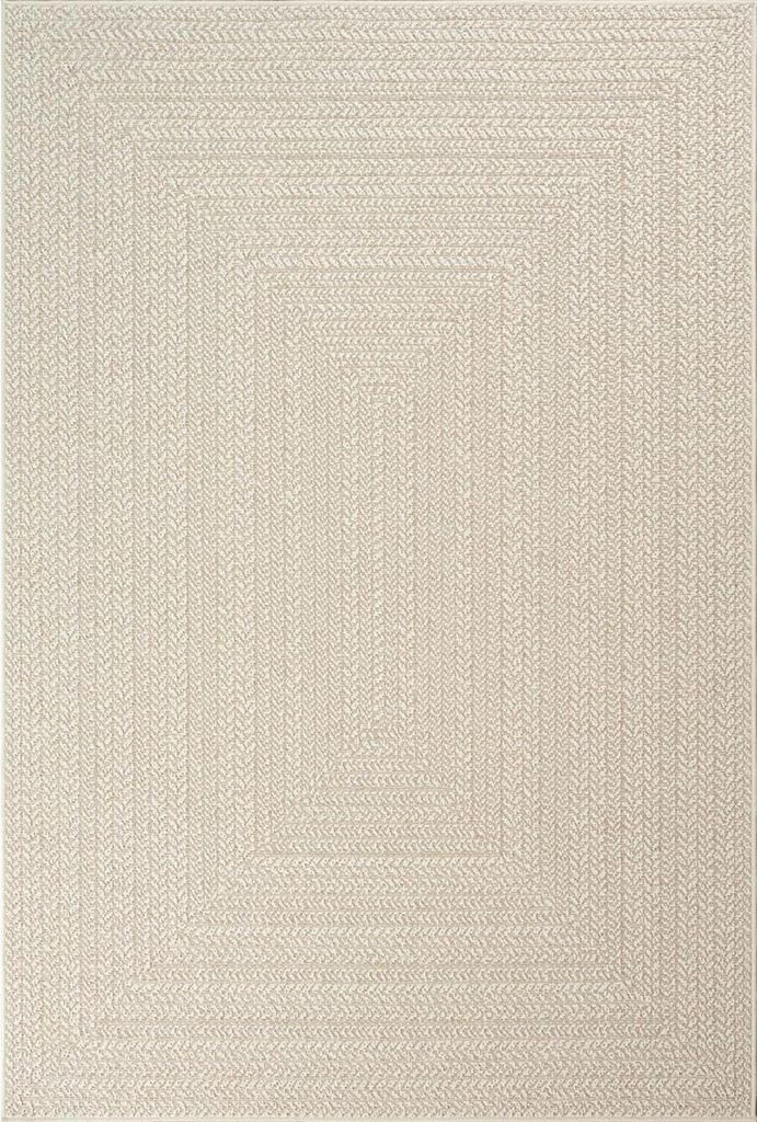 Outdoorteppich Terasse Balkon Indoor Robust Teppich Jute-Look