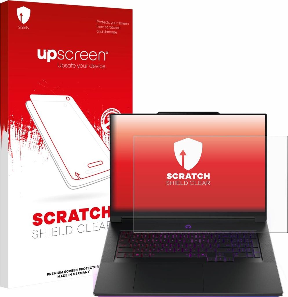 upscreen Schutzfolie für Lenovo Legion 9i Gen 10 18" Displayschutz Displayschutzfolie Folie Klar Transparent