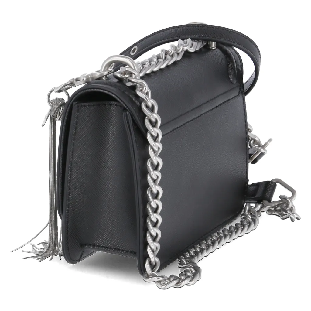 Replay Crossbody Bag Black/Gold - Borsa Donna Compatta e Funzionale - 12
