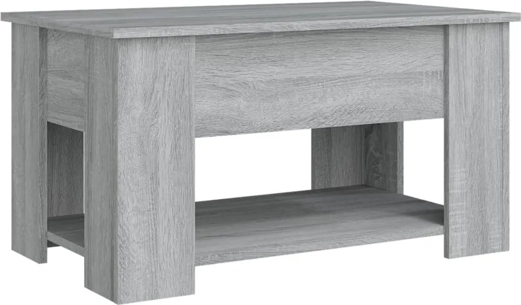 Tavolino Grigio Sonoma vidaXL - Arredo Salotto Pratico 79x49x41cm - 5