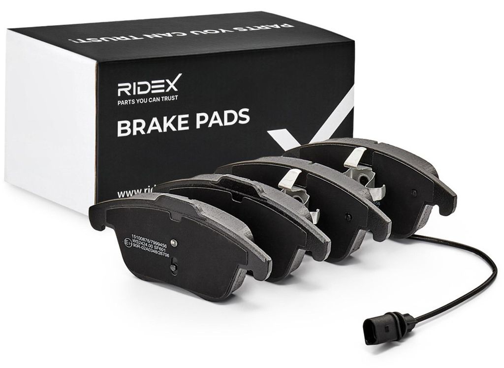 RIDEX 402B0215 Bremsbeläge Satz Vorne für AUDI A4 Avant Produktbild 