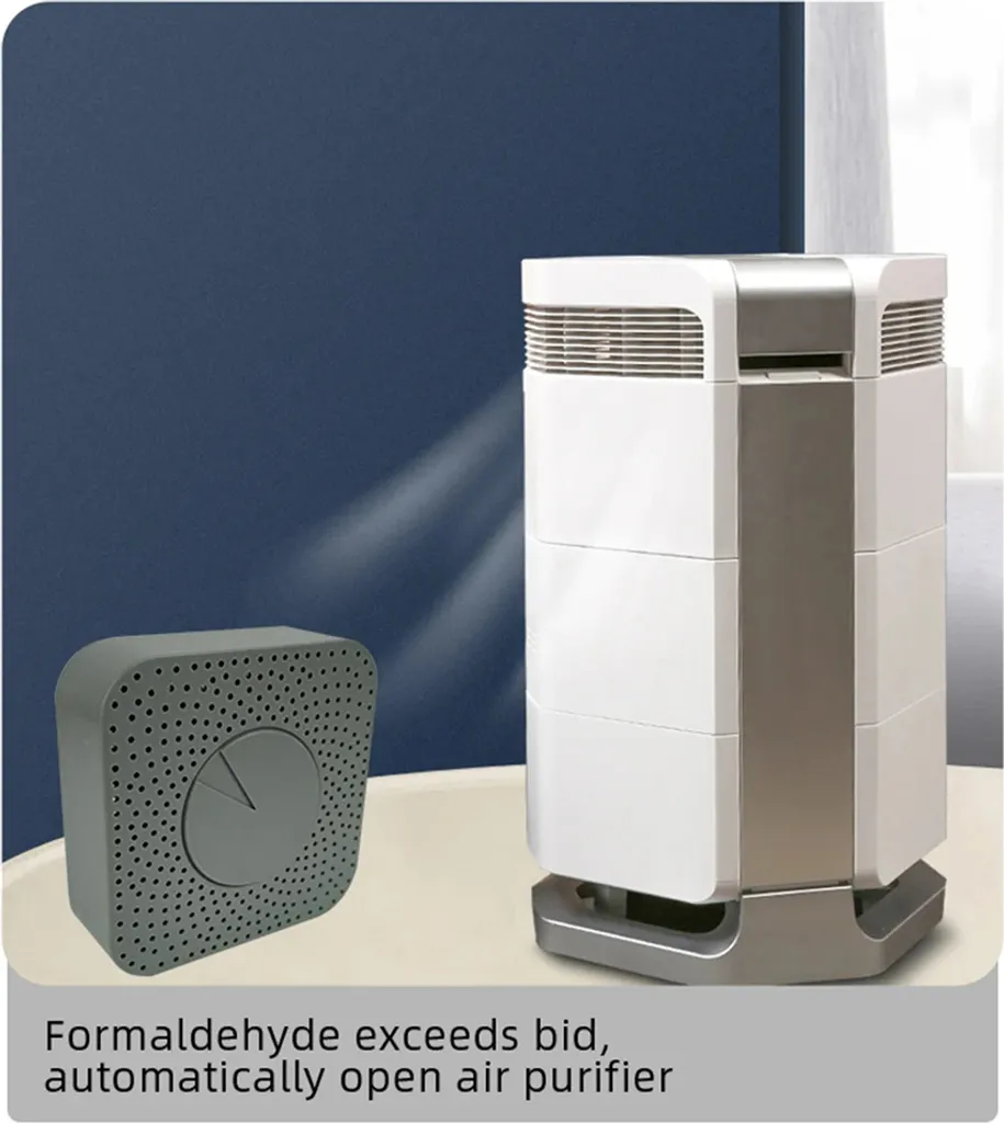 Détecteur CO2 et pollution 5 en 1 ZigBee compatible Alexa et Google Home - 7