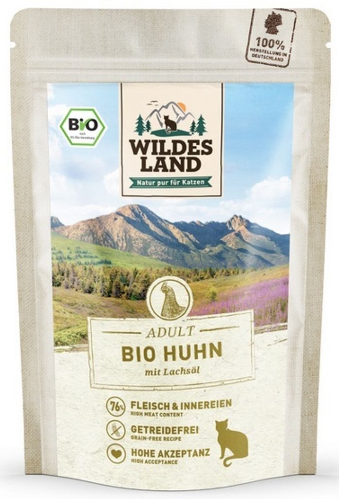 Wildes Land 85gx12 Huhn pur