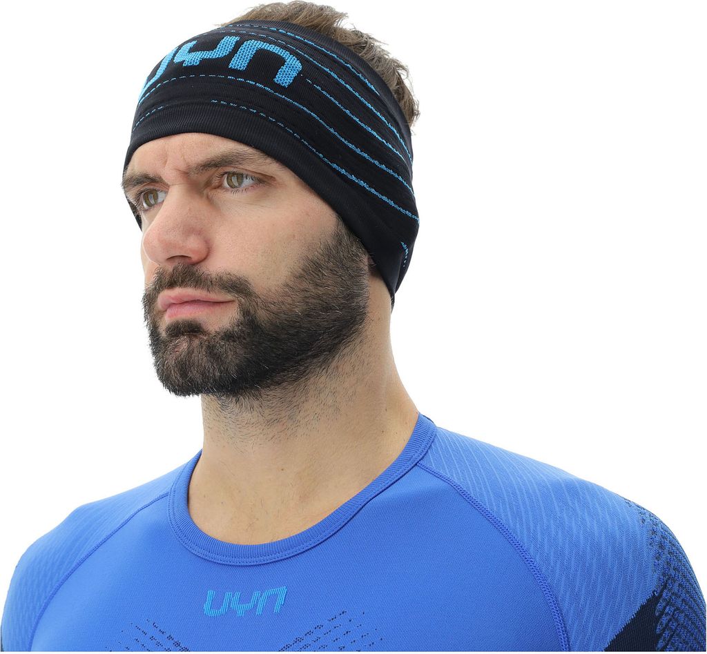UYN Rapid Stirnband Unisex black/atlantic 2 (59-63 cm) Produktbild 