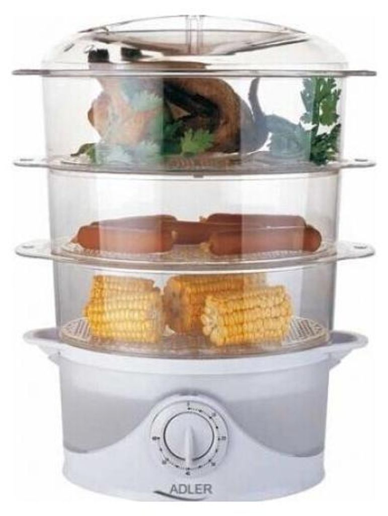 Adler AD 633 cuocitore a vapore 3 cestelli Freestanding 800 Immagine del prodotto 