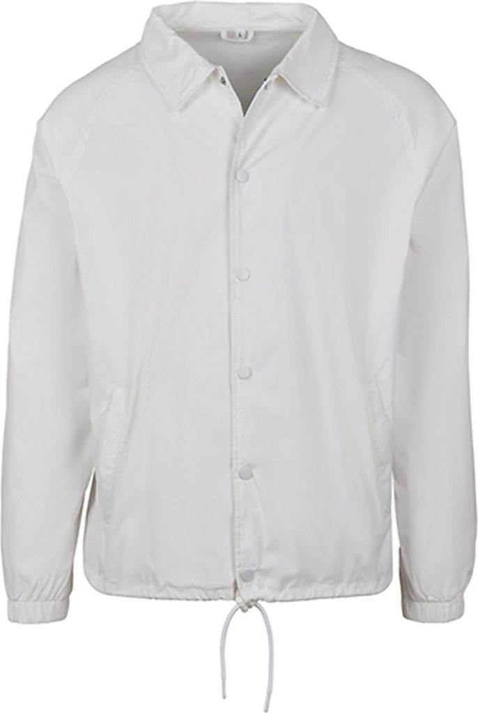 Build Your Brand BY128 | Herren Jacke Coach Jacket, Nylon, Futter aus Baumwolle - Farbe: White - Größe: 4XL
