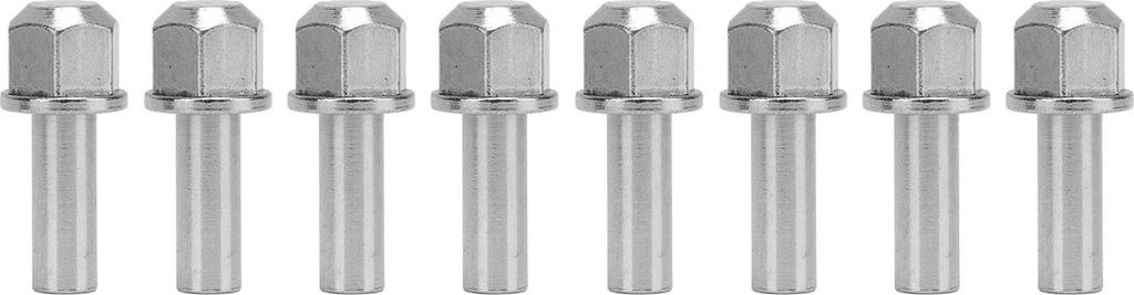 8 PCs RC Wheel -Hub -Verlängerungsmutter Edelstahl Hochfestigkeits -Hex -Adapter für axiale SCX10 25 mm/1in