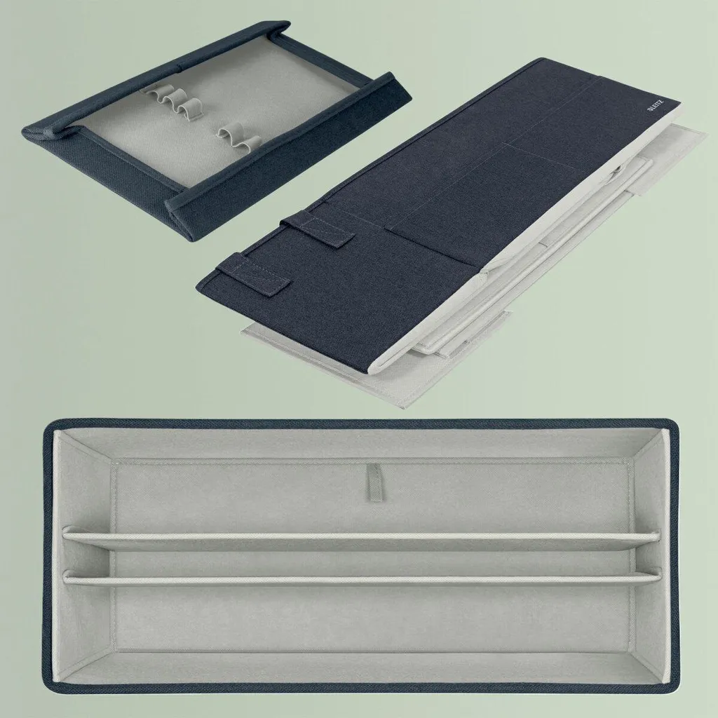 Organisateur textile gris Leitz 67230089 format rectangulaire polyvalent - 7