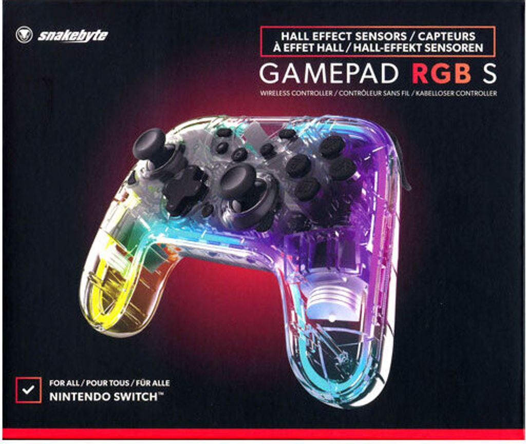 Switch Controller Wireless Gamepad RGB S Snakebyte - Obrázek produktu