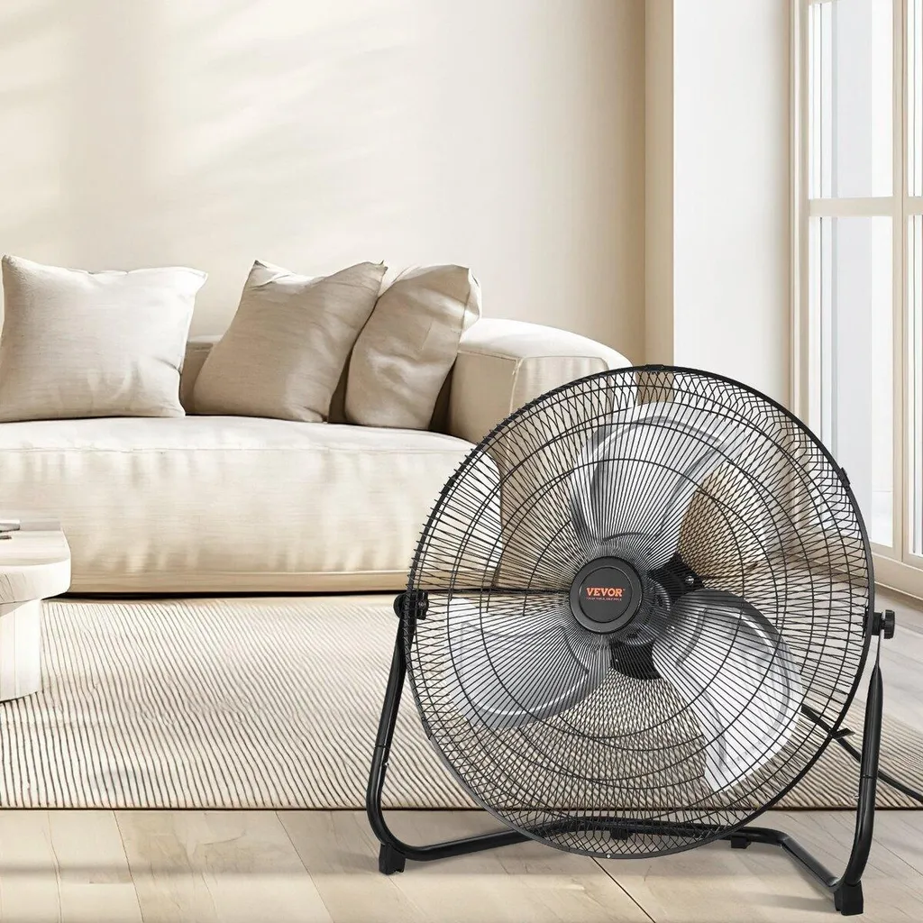 Ventilateurs de sol 20 pouces inclinaison 360° moteur ultra puissant