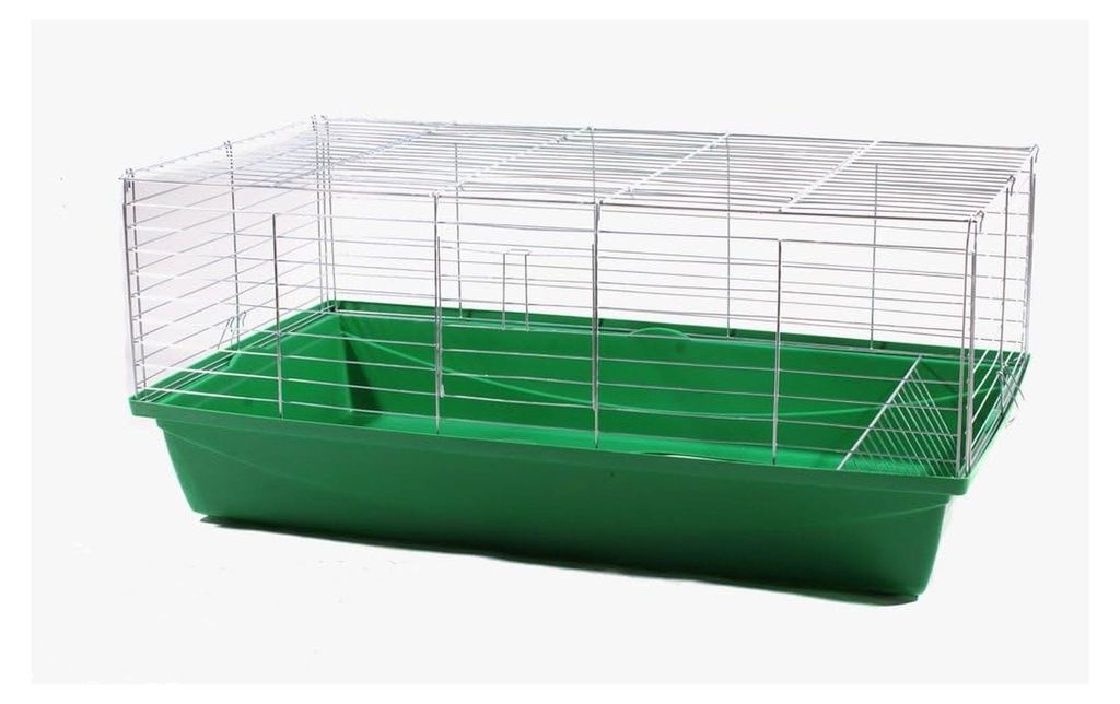 Hasenkäfig für Kaninchen und Meerschweinchen 100x54x48 grün