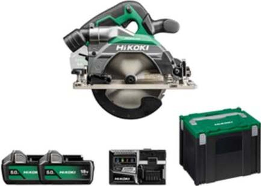 Hikoki 18V 165Mm Säge C1806Dbwpz 2X5,0Ah Hitsystem 66Mm Produktbild 