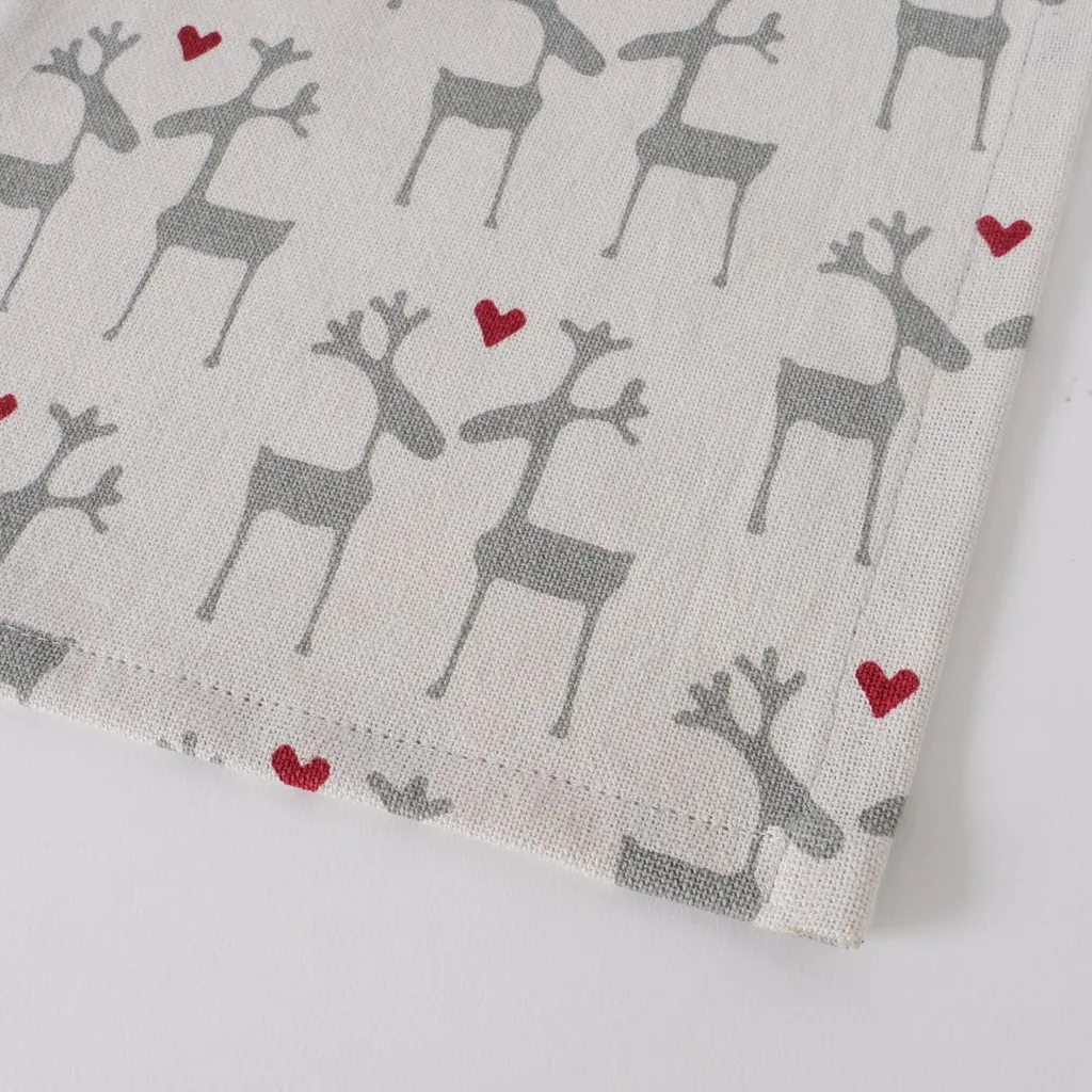 Tablier de cuisine ajustable LOVELIES motif renne - Textile durable