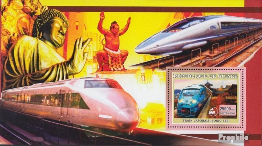 Briefmarken Guinea 2006 Mi Block 1049 (kompl. Ausgabe) postfrisch SONIC 883