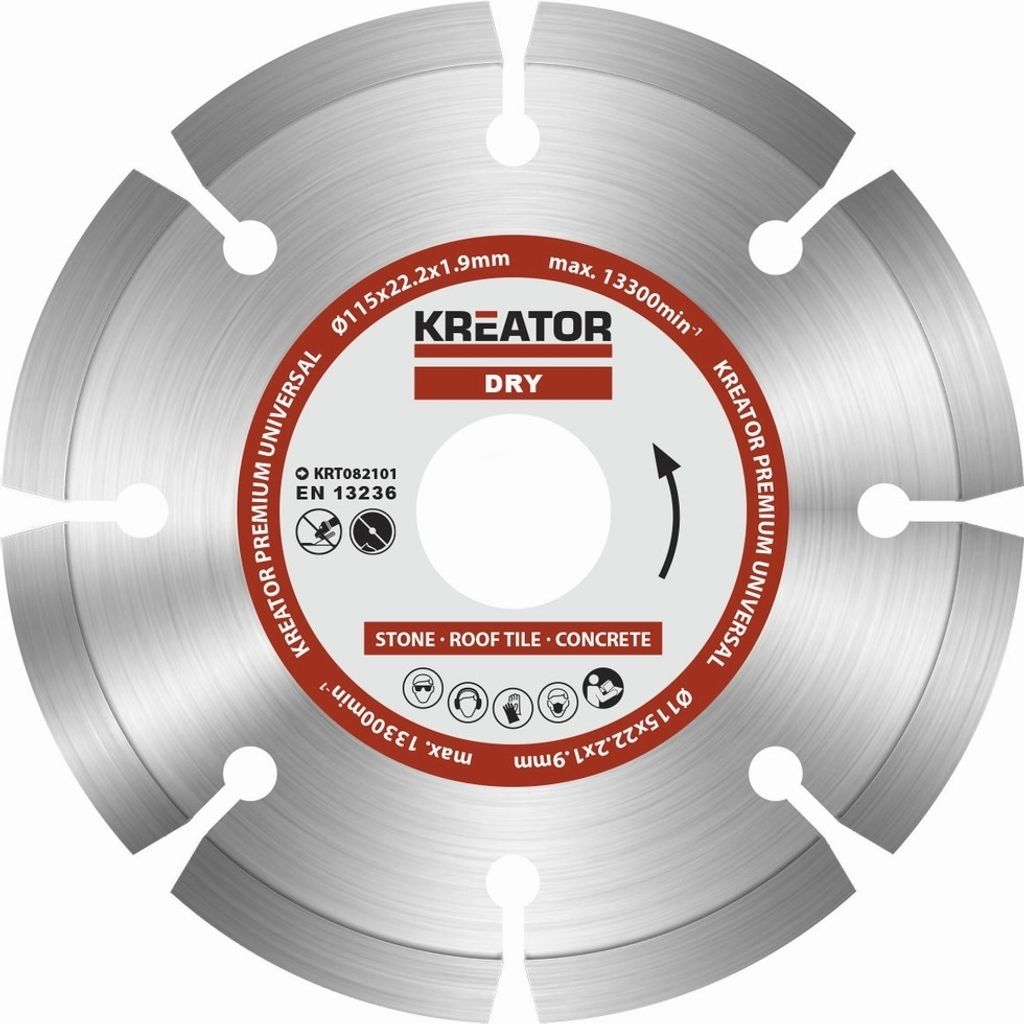 115 diamantový řezný kotouč ø 115 x 22,2 x 1,9 mm beton Obrázek produktu 