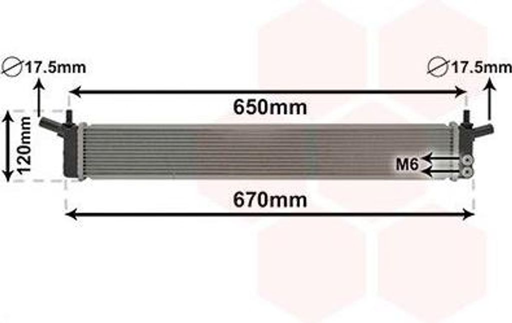 VAN WEZEL 53012703 Kühler Wasserkühler Motorkühler für TOYOTA Auris Kombi (E18) AURIS (NZE18, ZRE18)