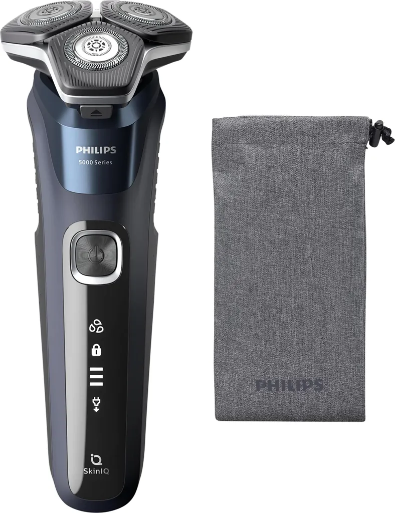 Rasoio Uomo Philips S5885/10 Serie 5000: Rasatura Delicata e Veloce