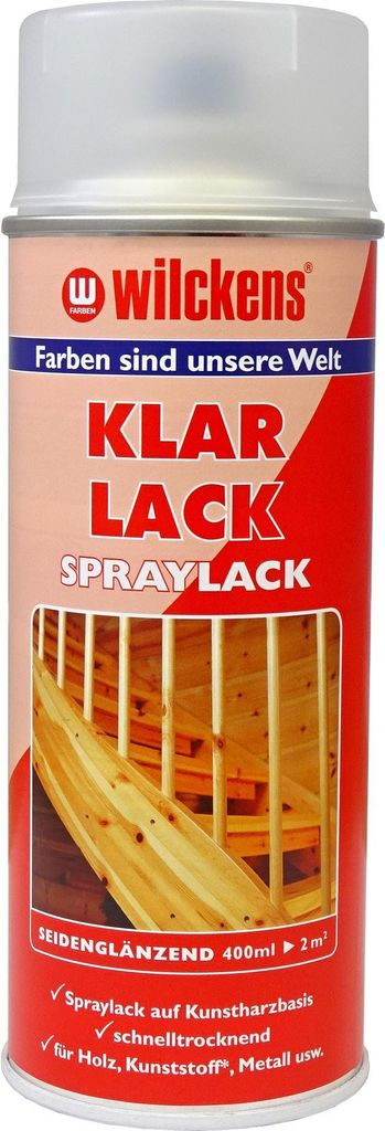 Wilckens Klarlack Spraylack seidenglänzend 0,4l 16100000140 Produktbild 