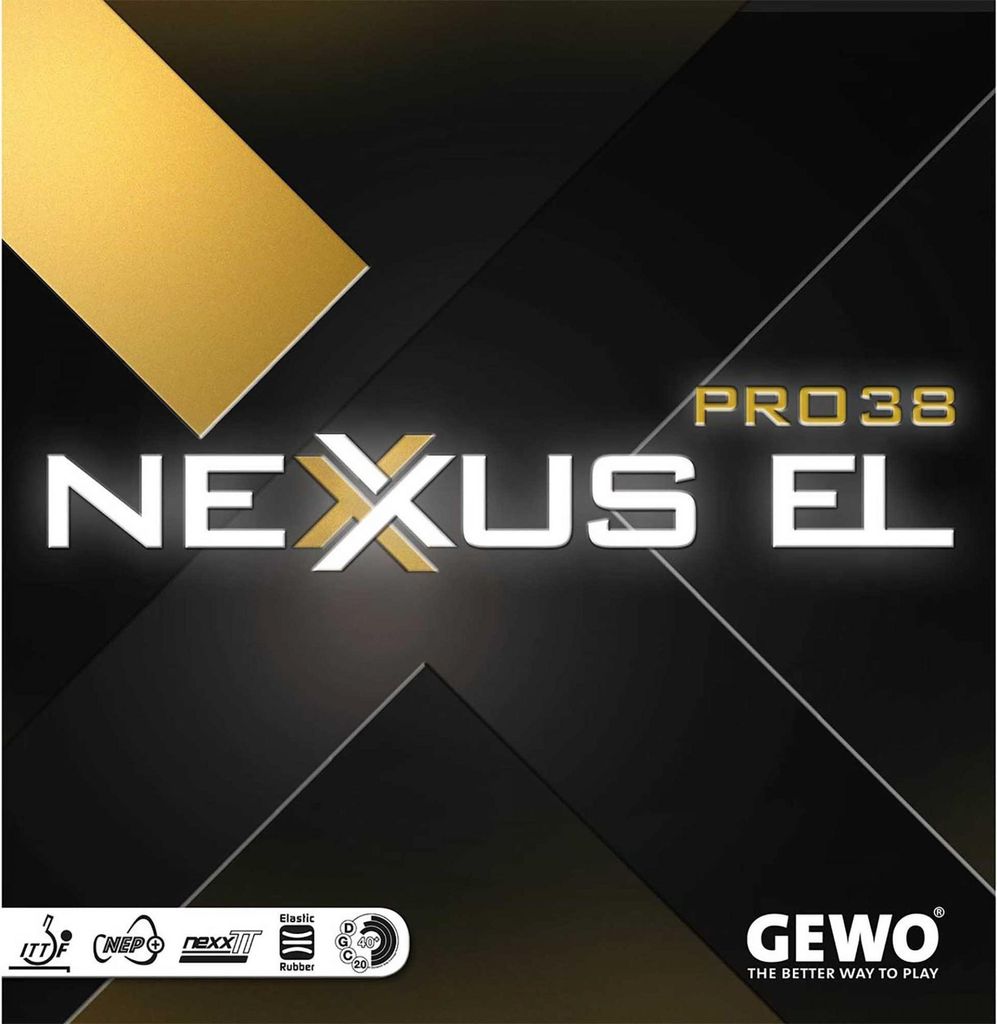GEWO Belag Nexxus EL Pro 38 schwarz maXXimum