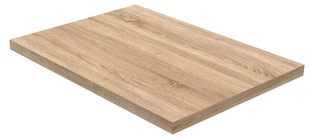 Küchenarbeitsplatte 80 cm - robust - Mit abgerundeten Kanten - strapazierfähig und pflegeleicht - Laminatbeschichtung hinten - Arbeitsplatte Sono...