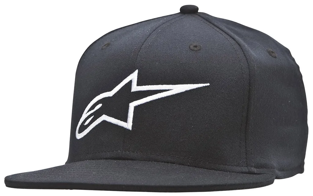 Alpinestars Ageless Flat Kappe S/M Nero/Bianco | Berretto Originale