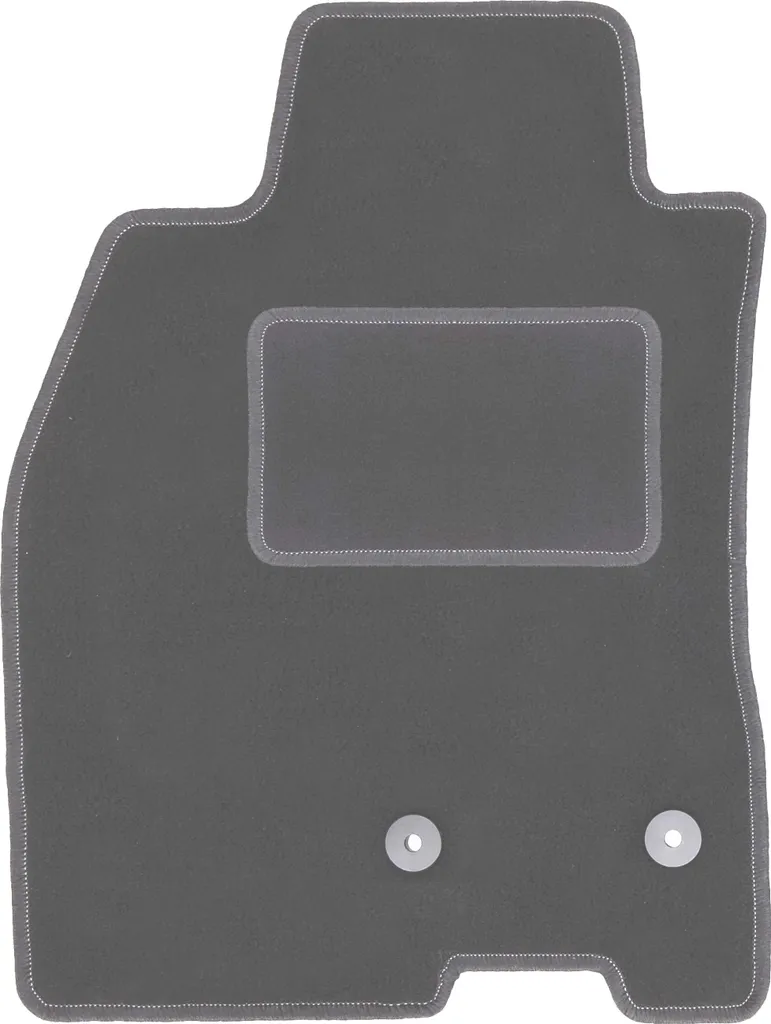 Tappetino conducente in velluto grafite compatibile con Renault Megane III (2008-2015, hatchback, coupé, grandtour, station wagon) – con fissaggi – su misura