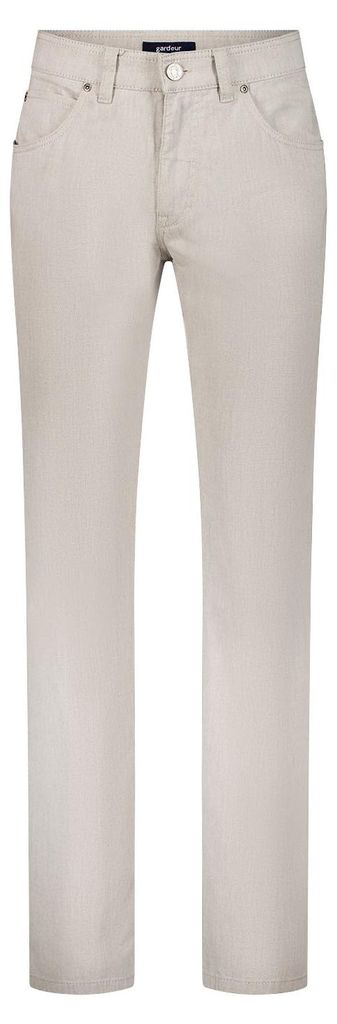 Gardeur Men Herren Hose BILL-3 - Modern Fit - BILL-3-412471-1090 - hellgrau - Grau Größe 36/32