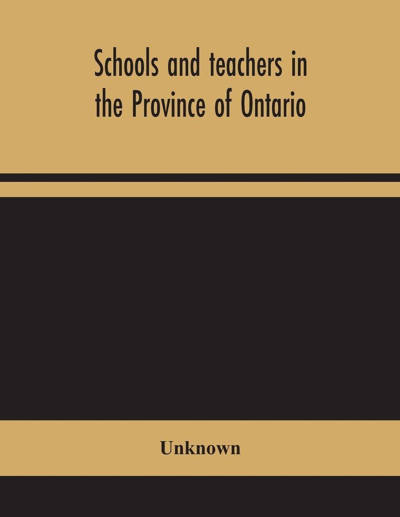 Schulen und Lehrer in der Provinz Ontario Grundschulen, weiterführende Schulen, Berufsschulen, normale Schulen und Modellschulen November 1946